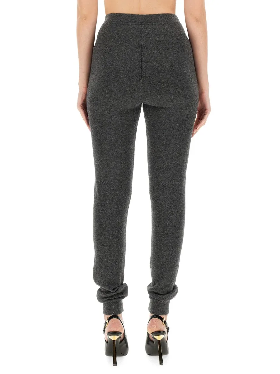 Cashmere-Wool Blend Leggings by Saint Laurent