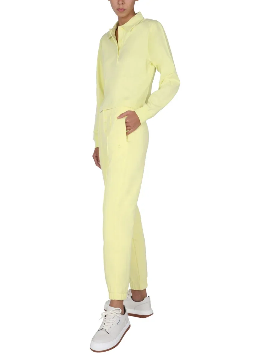 Button-Detail Jogging Pants by Helmut Lang
