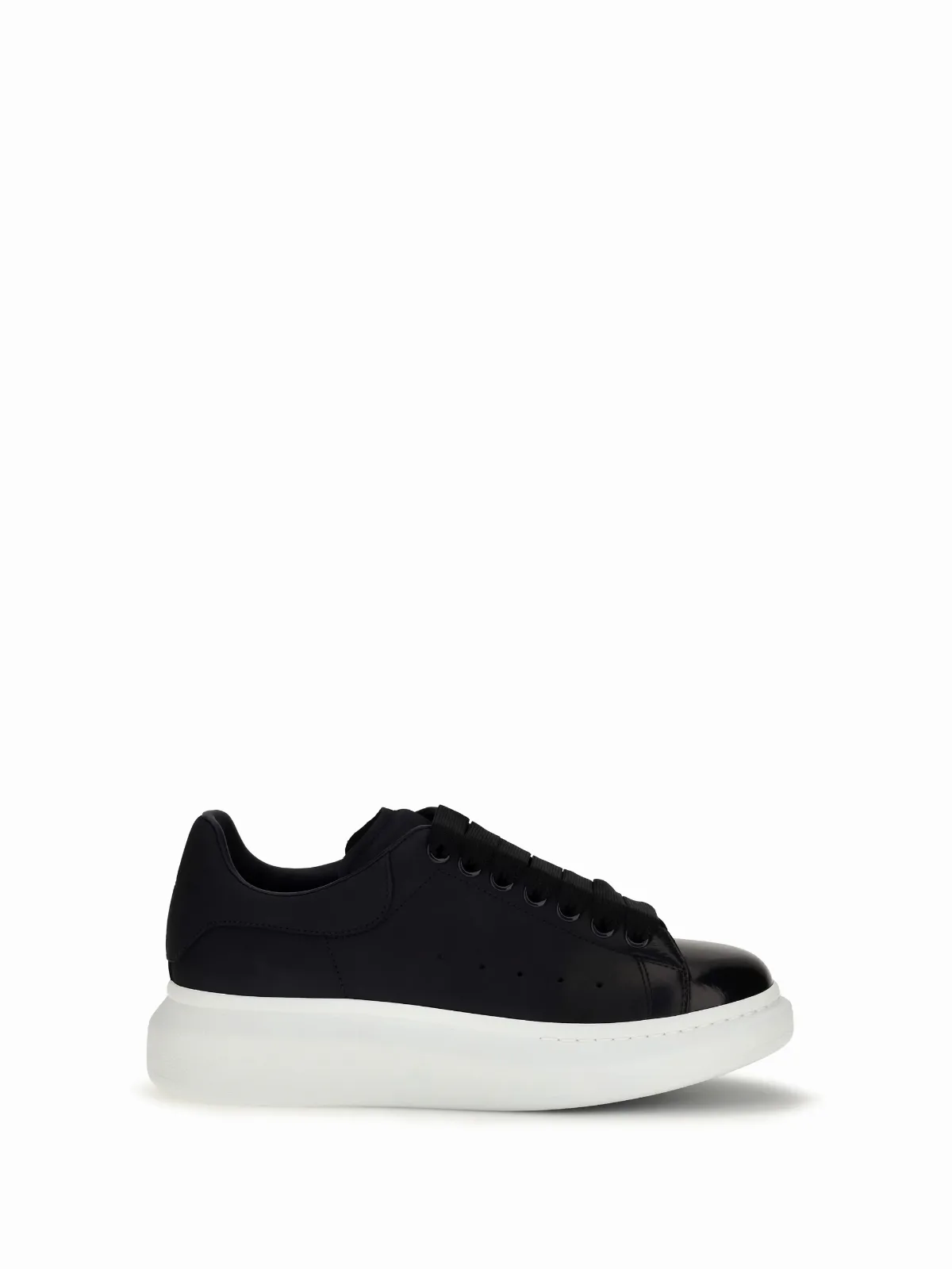 Patent-Toe Calf Leather Oversized Sneaker by alexander mcqueen