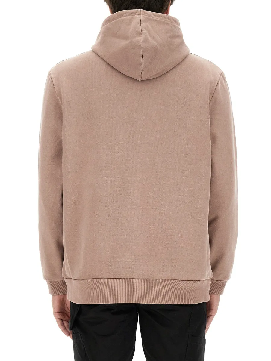 Logo Cotton Sweatshirt by Fred Perry