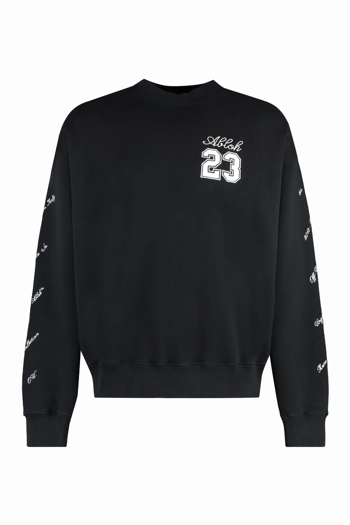Embroidered Crew-Neck Sweatshirt by Off-White