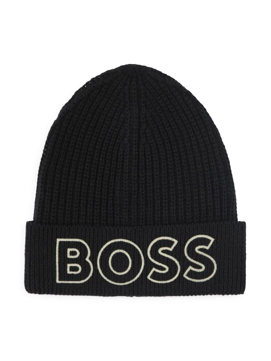 Cotton Winter Hat by Hugo Boss