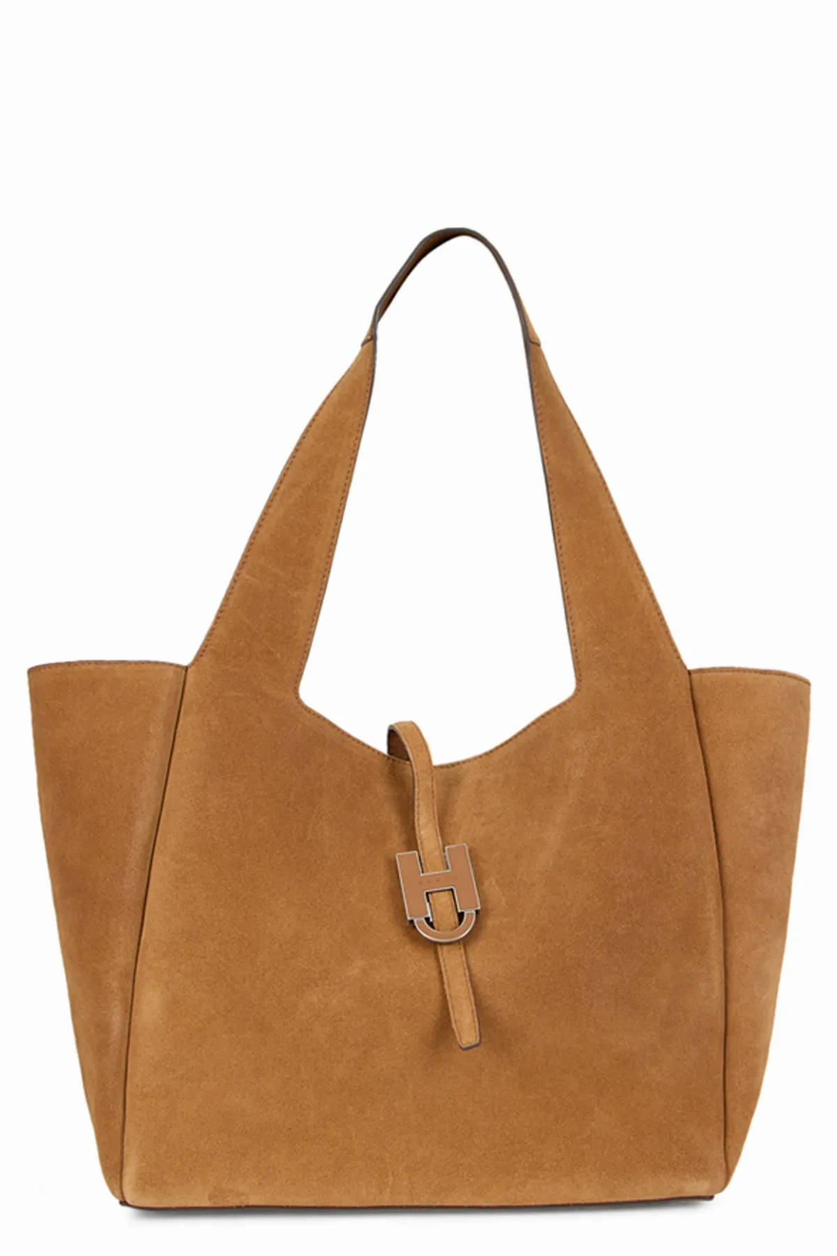 Suede Calfskin Tote Bag by Hogan