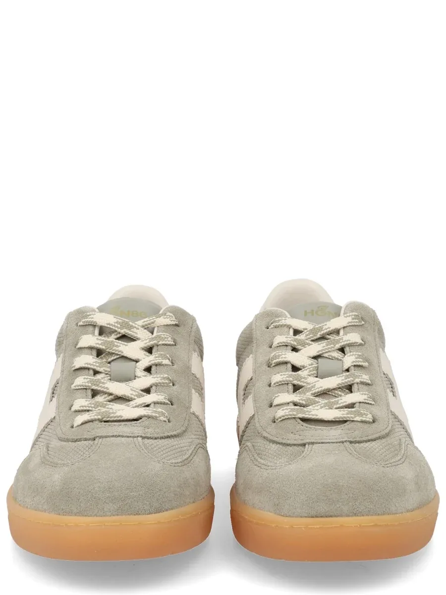 Calfskin and Mutton Leather Sneaker by Hogan