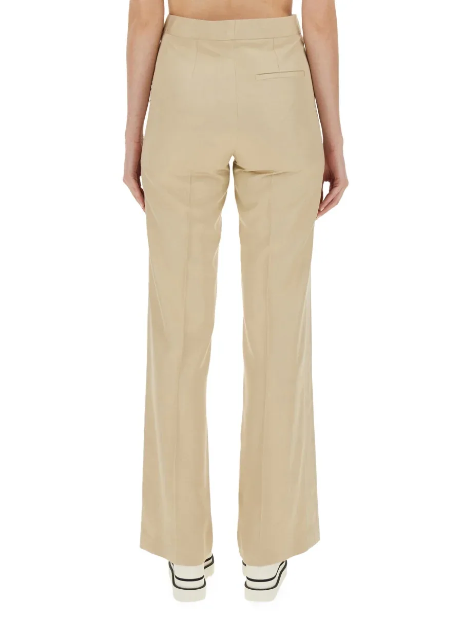Flare Fit Viscose Trousers by Stella Mccartney