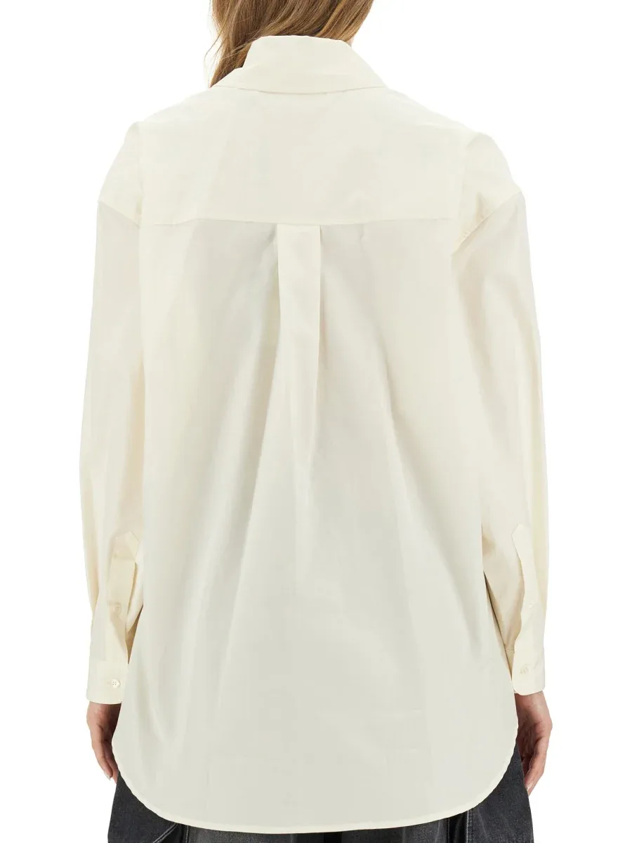 Embroidered Logo Shirt by Palm Angels