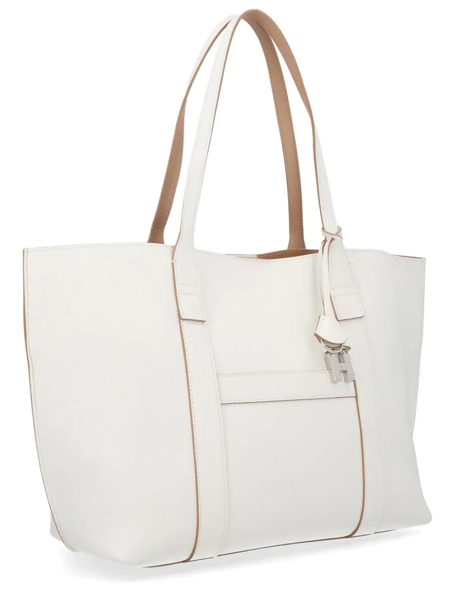 Calf Leather Shoulder Bag by Hogan