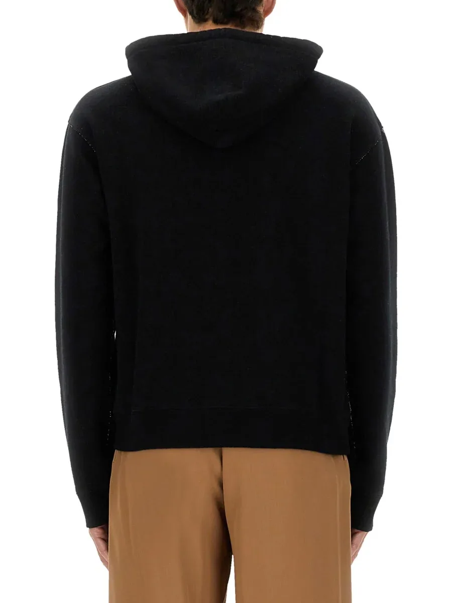 Cotton-Viscose Blend Hoodie by Valentino