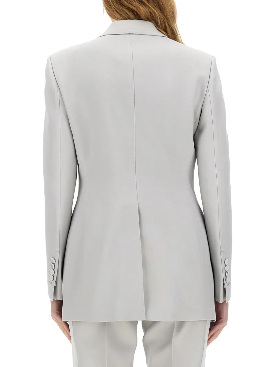 Single-Breasted Tuxedo Blazer