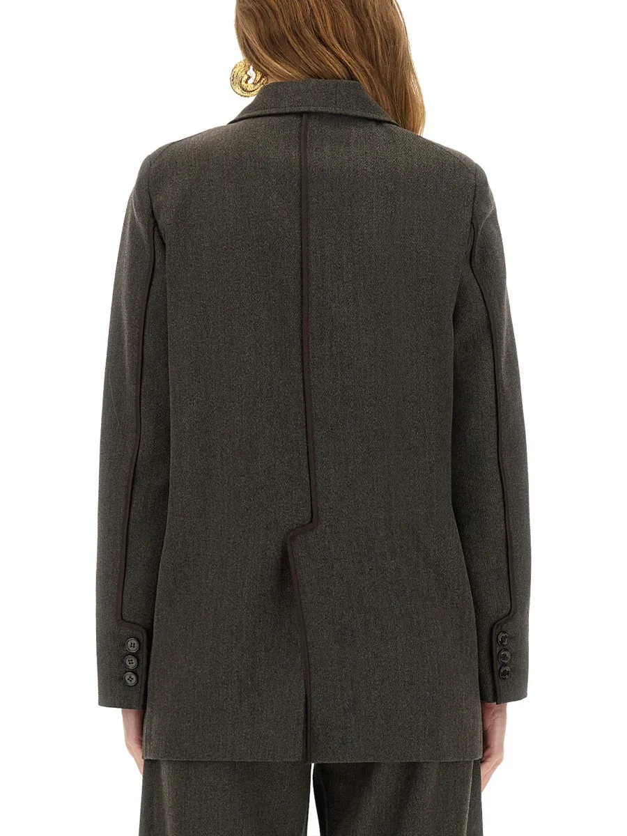Wool Blend Jacket by Moschino