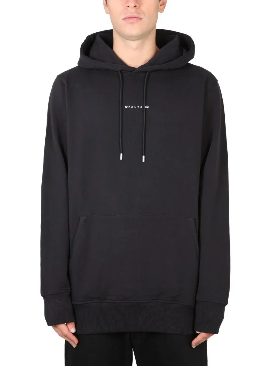 Logo-Print Hooded Sweatshirt by 1017 Alyx 9sm
