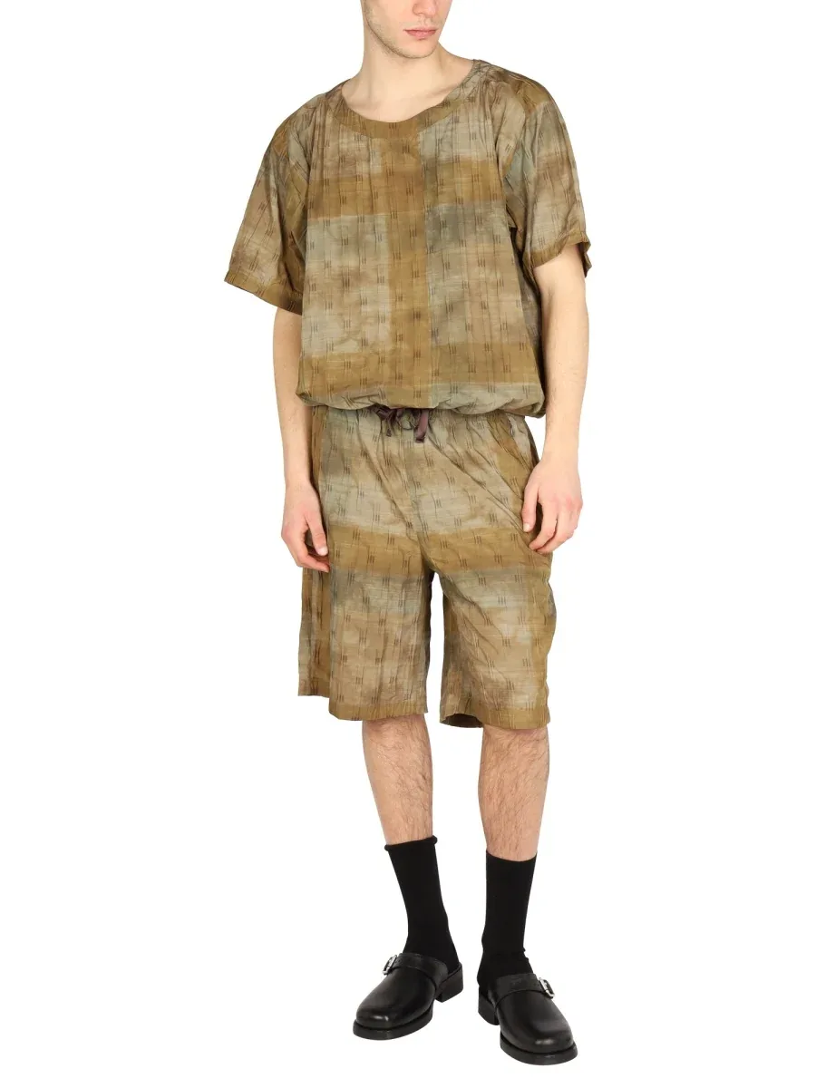 Drawstring Bermuda Shorts by Needles