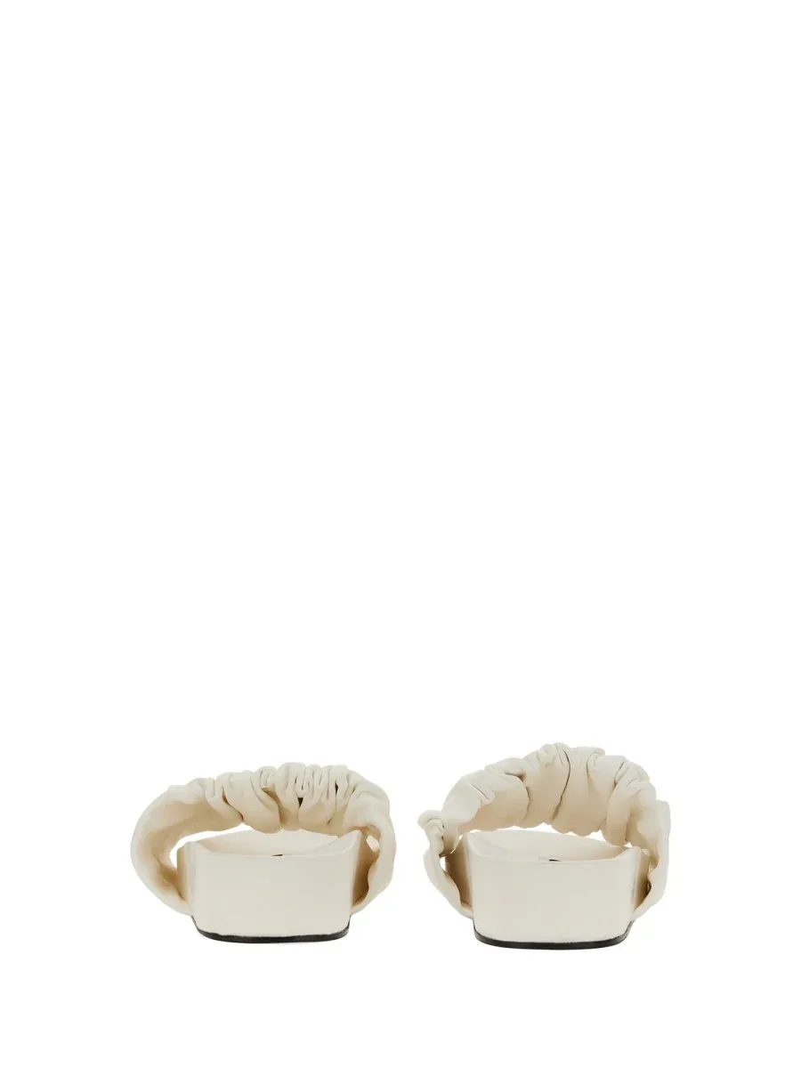 Calfskin Leather Sandals by Jil Sander