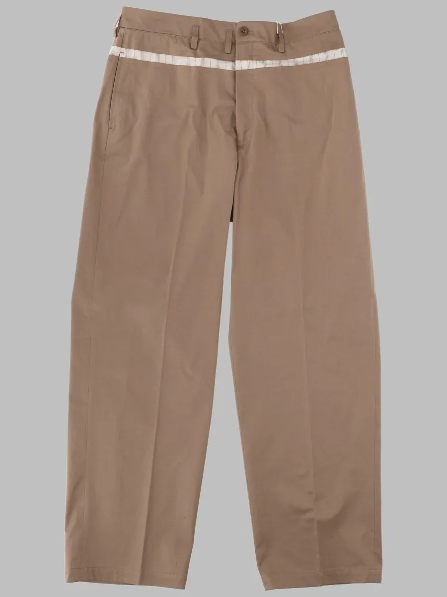 Waxed Cotton Trousers by Maison Margiela