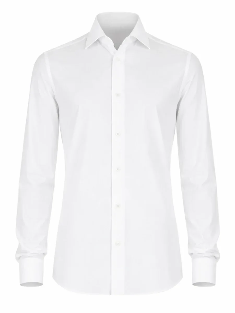 French Collar Cotton Shirt by Zegna