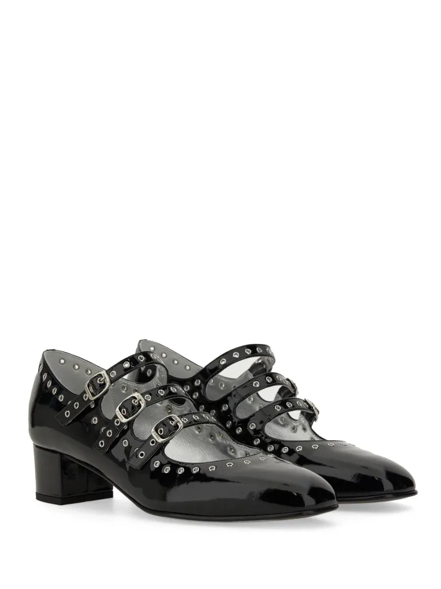 Mary Jane Leather Pump by Carel Paris