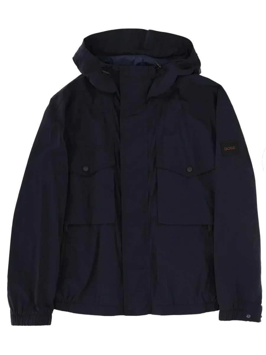 Relaxed Fit Polyamide Jacket by Hugo Boss