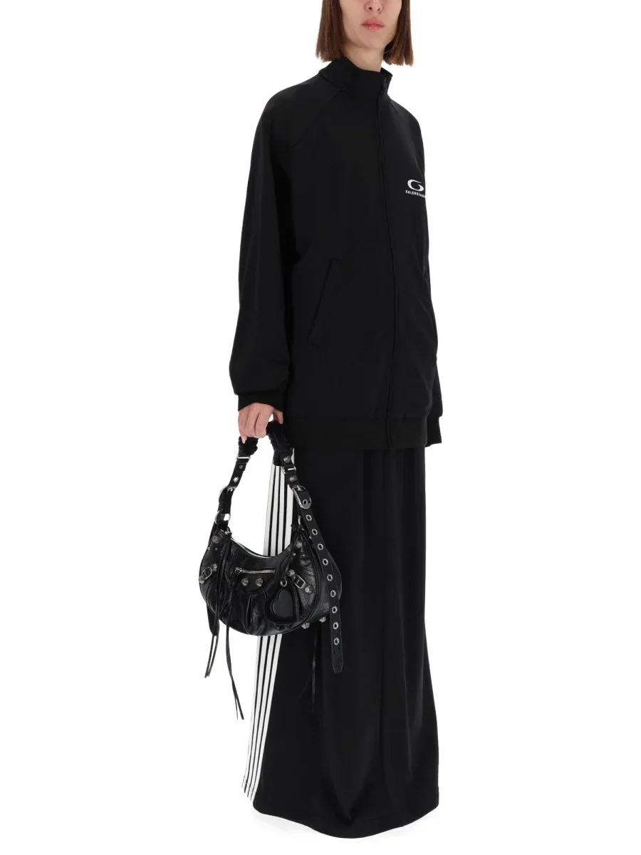 Logo-Print Polyamide-Cotton Sweatshirt by Balenciaga