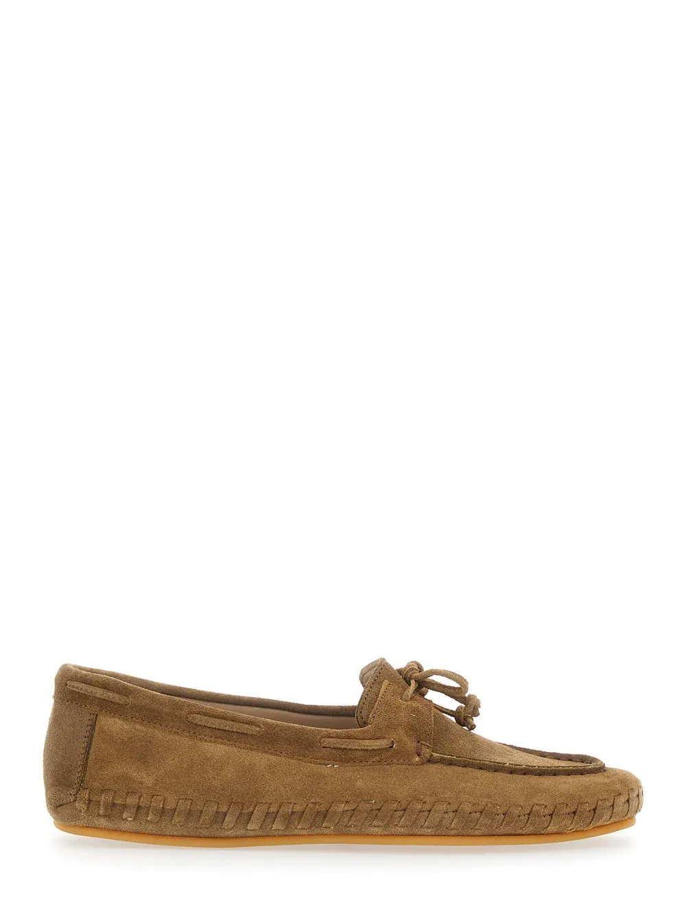 Suede Bow Moccasin Loafer by Le Monde Beryl