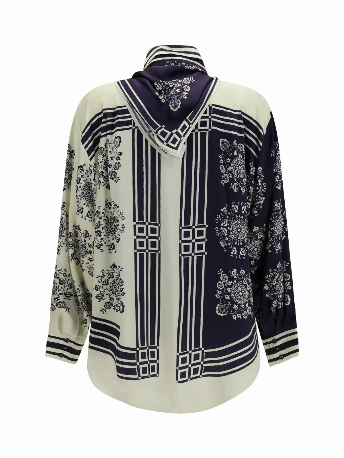 Floral Print Silk Shirt by Alemais
