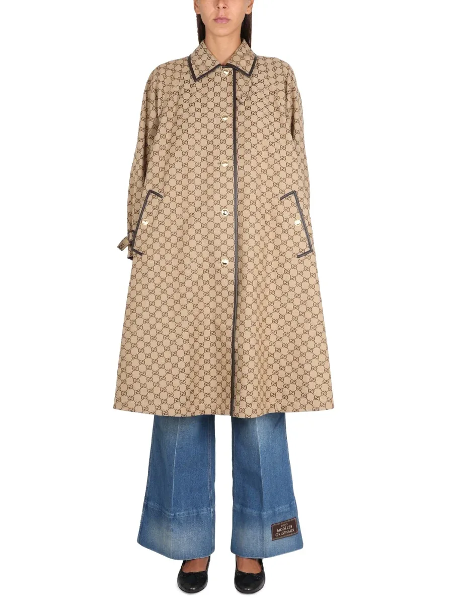 Reversible Cotton-Blend Trench Coat by Gucci