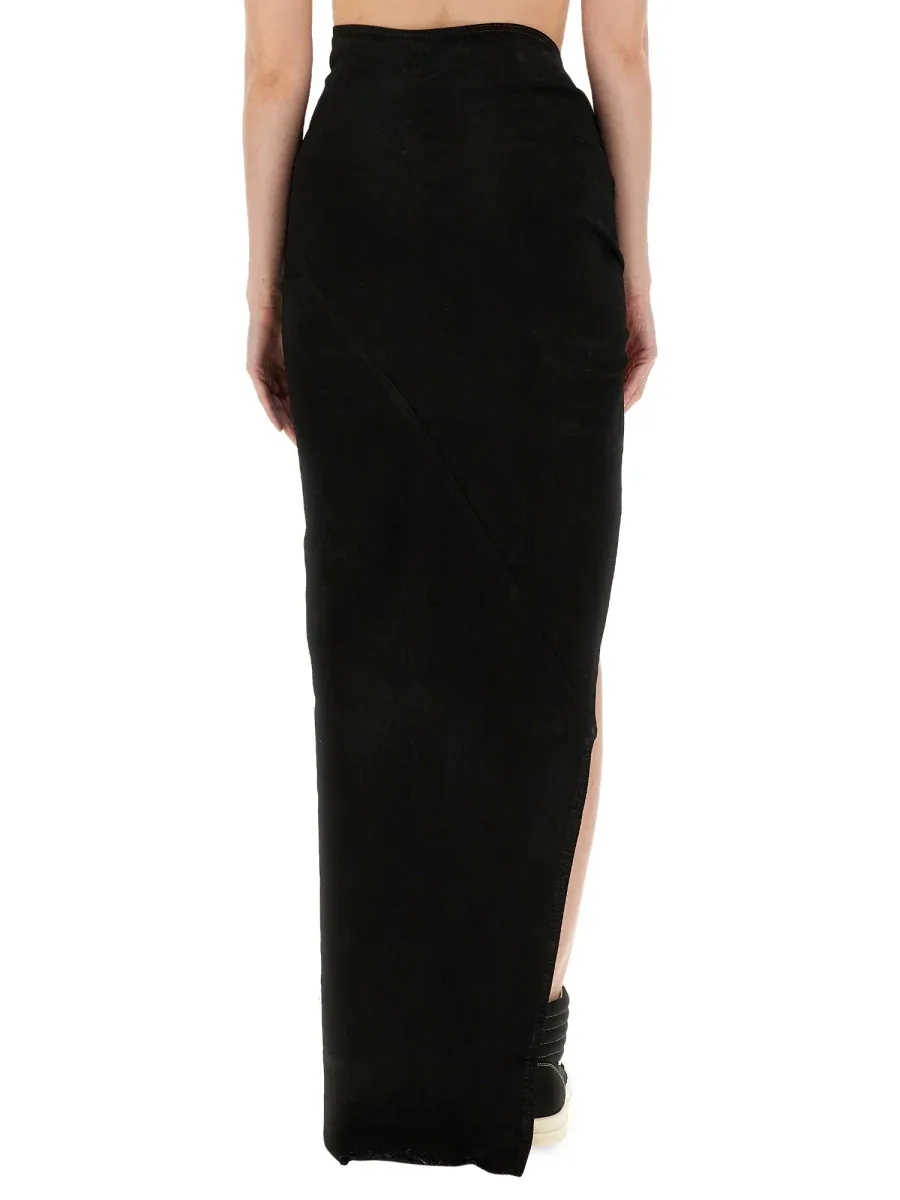 Slim-Fit Cotton Skirt