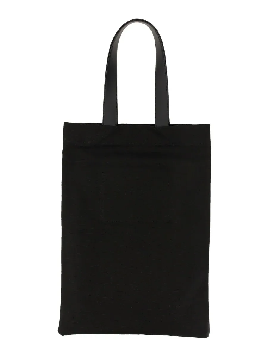 Logo Cotton-Linen Tote Bag