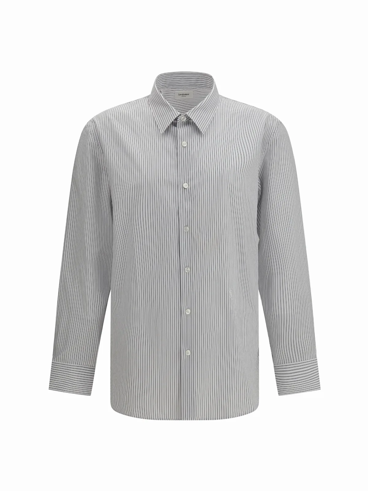 Striped Cotton Shirt by Saint Laurent