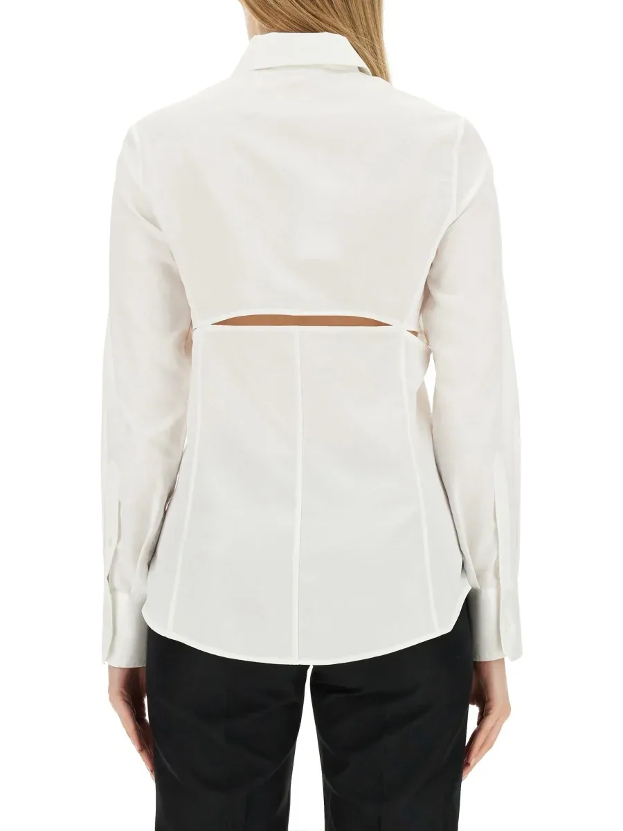 Cotton Slim Fit Shirt by Helmut Lang
