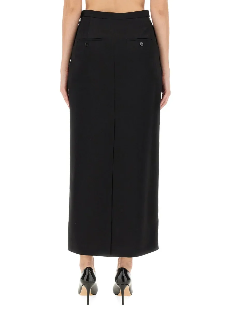 Triacetate Blend Slim-Fit Skirt by Lanvin