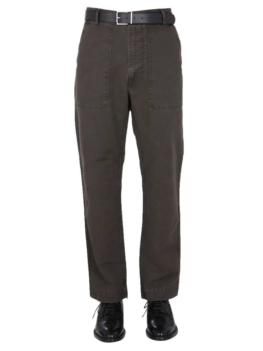 Cotton Washed Ottoman Trousers by East Harbour Surplus