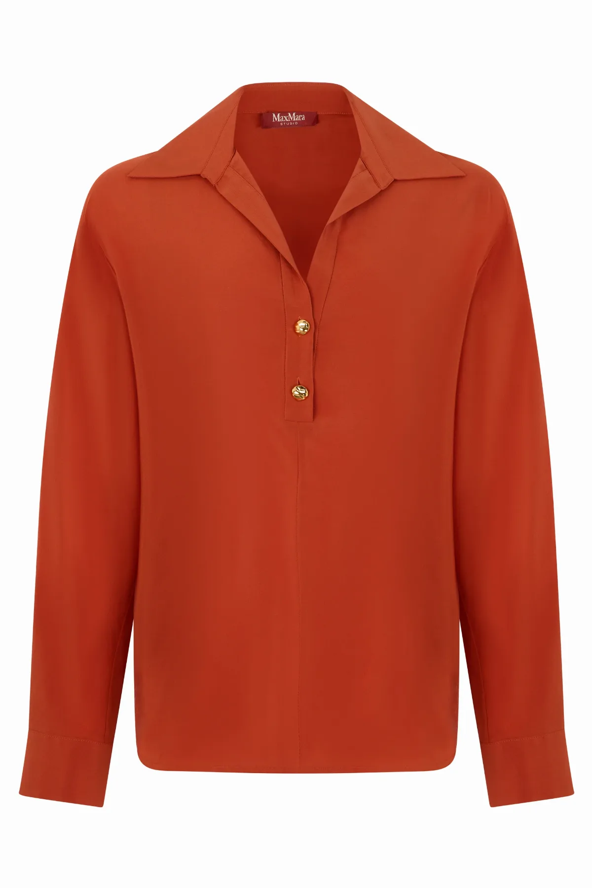 Long-Sleeved Silk Shirt by Max Mara Studio