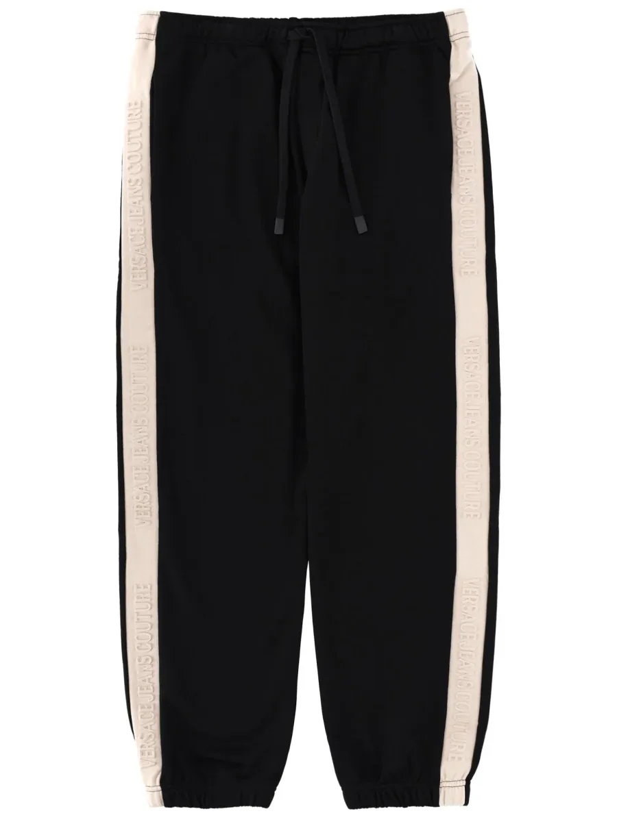 Tapered Cotton Jogging Trousers by Versace Jeans Couture