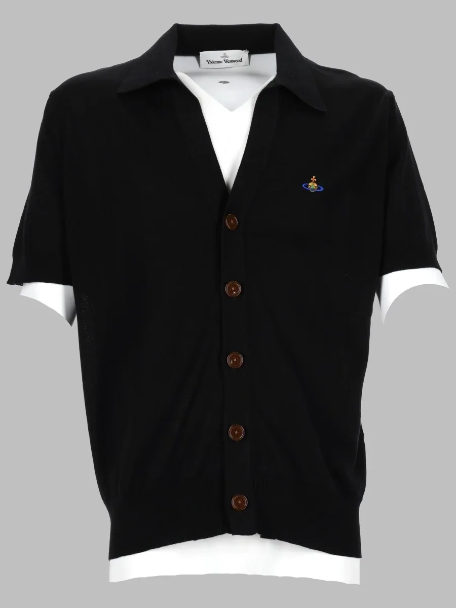 Cotton Polo-Knit Cardigan by Vivienne Westwood