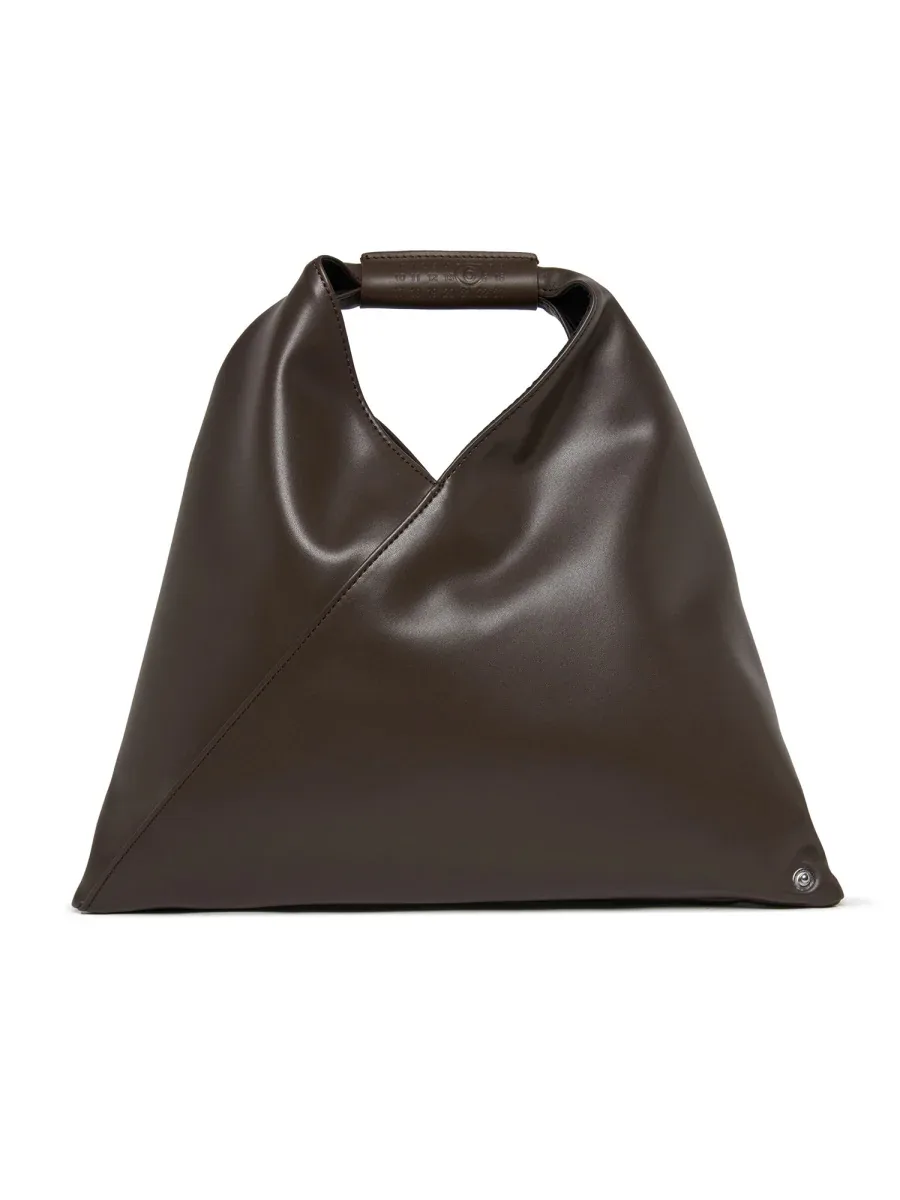 Minimalist Polyurethane Top Handle Bag by MM6 Maison Margiela