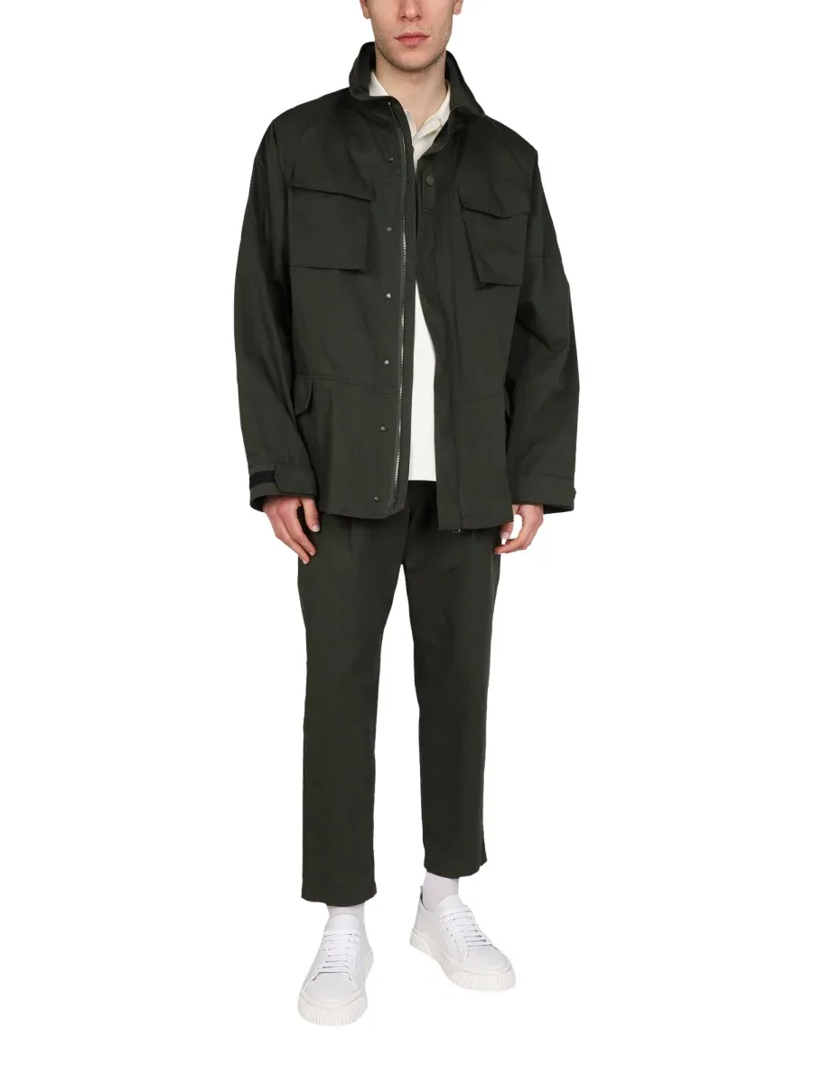 Double Fabric Cotton-Nylon Jacket by Lardini