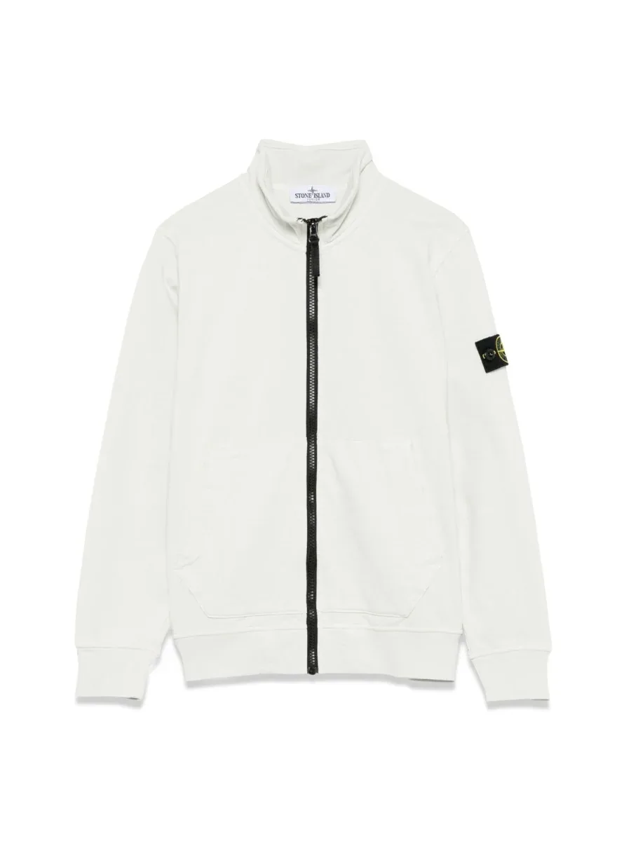 Zip-Front Cotton Sweatshirt by Stone Island