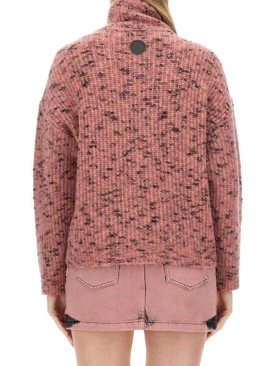 Turtleneck Knit Sweater by Moschino