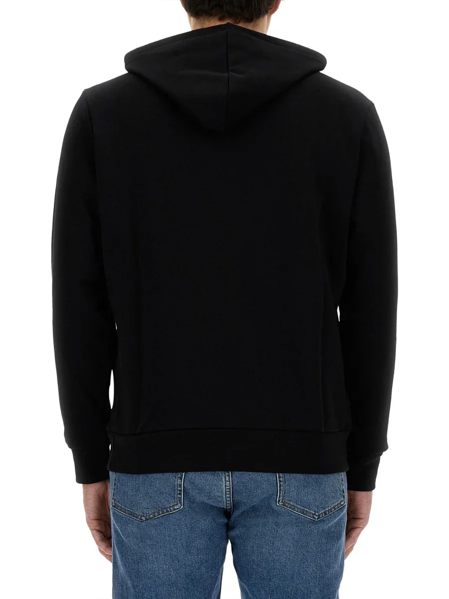 Zebra-Print Organic Cotton Sweatshirt by PS Paul Smith