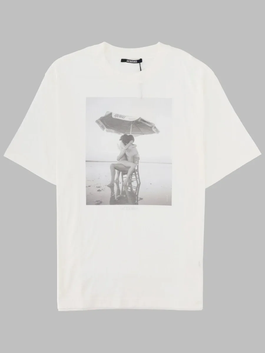 Organic Cotton and Hemp Print T-Shirt by Jacquemus