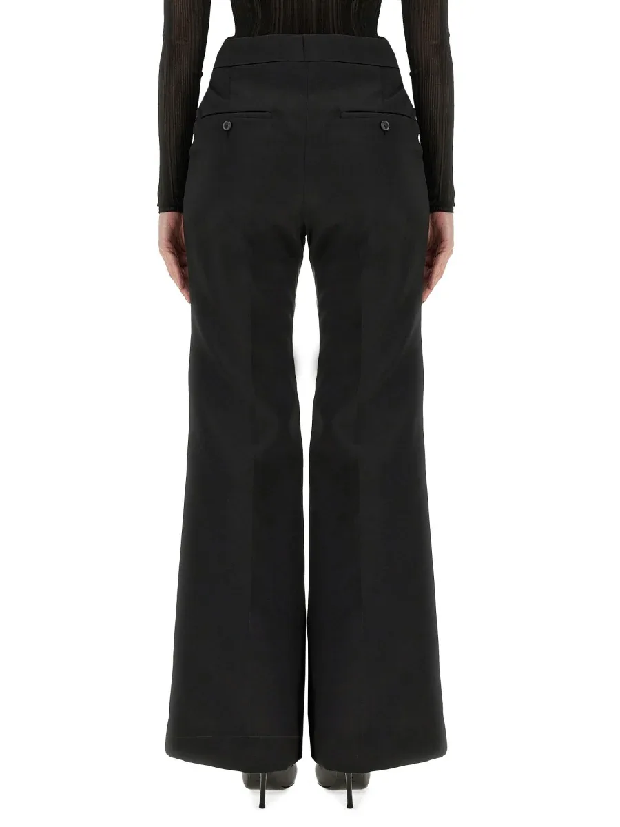 Flare Fit Polyester Trousers by Givenchy