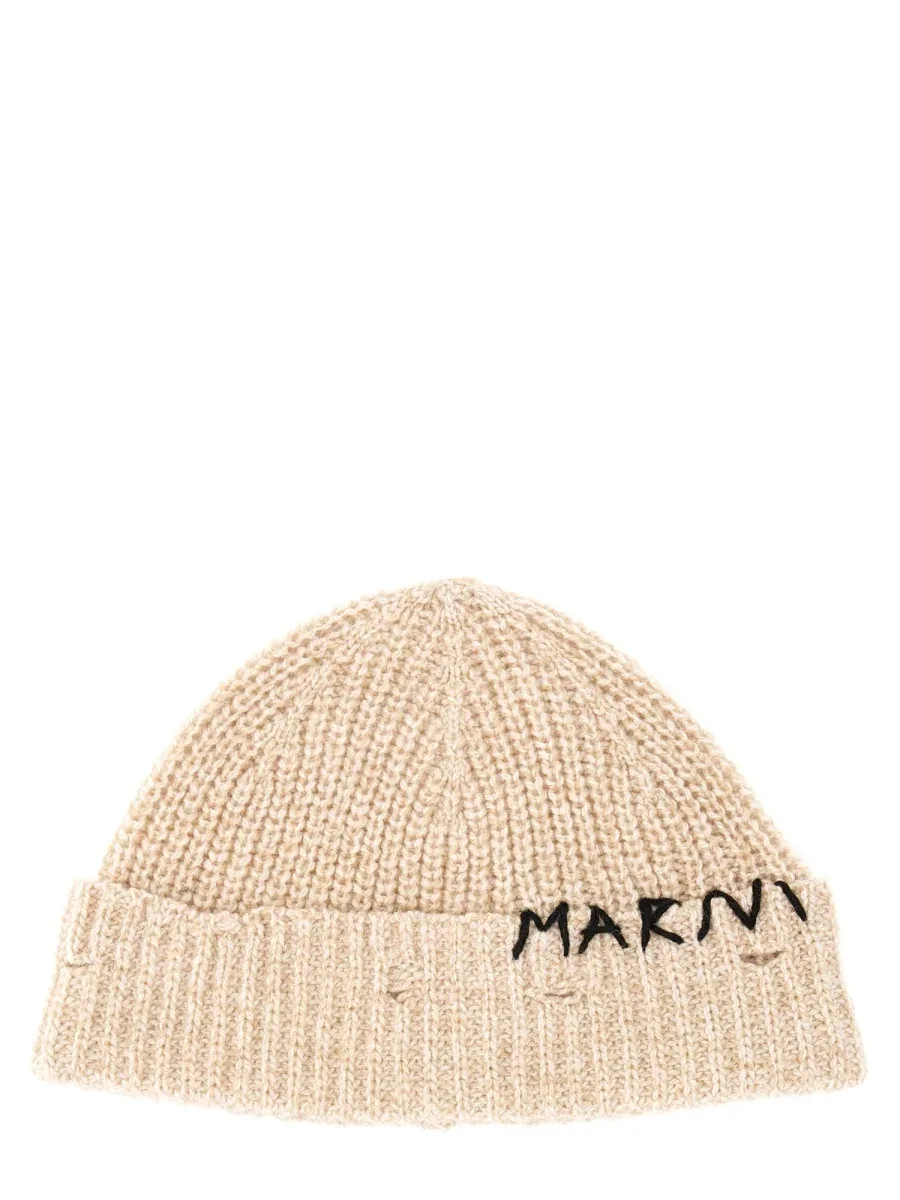Mending Embroidery Beanie by Marni