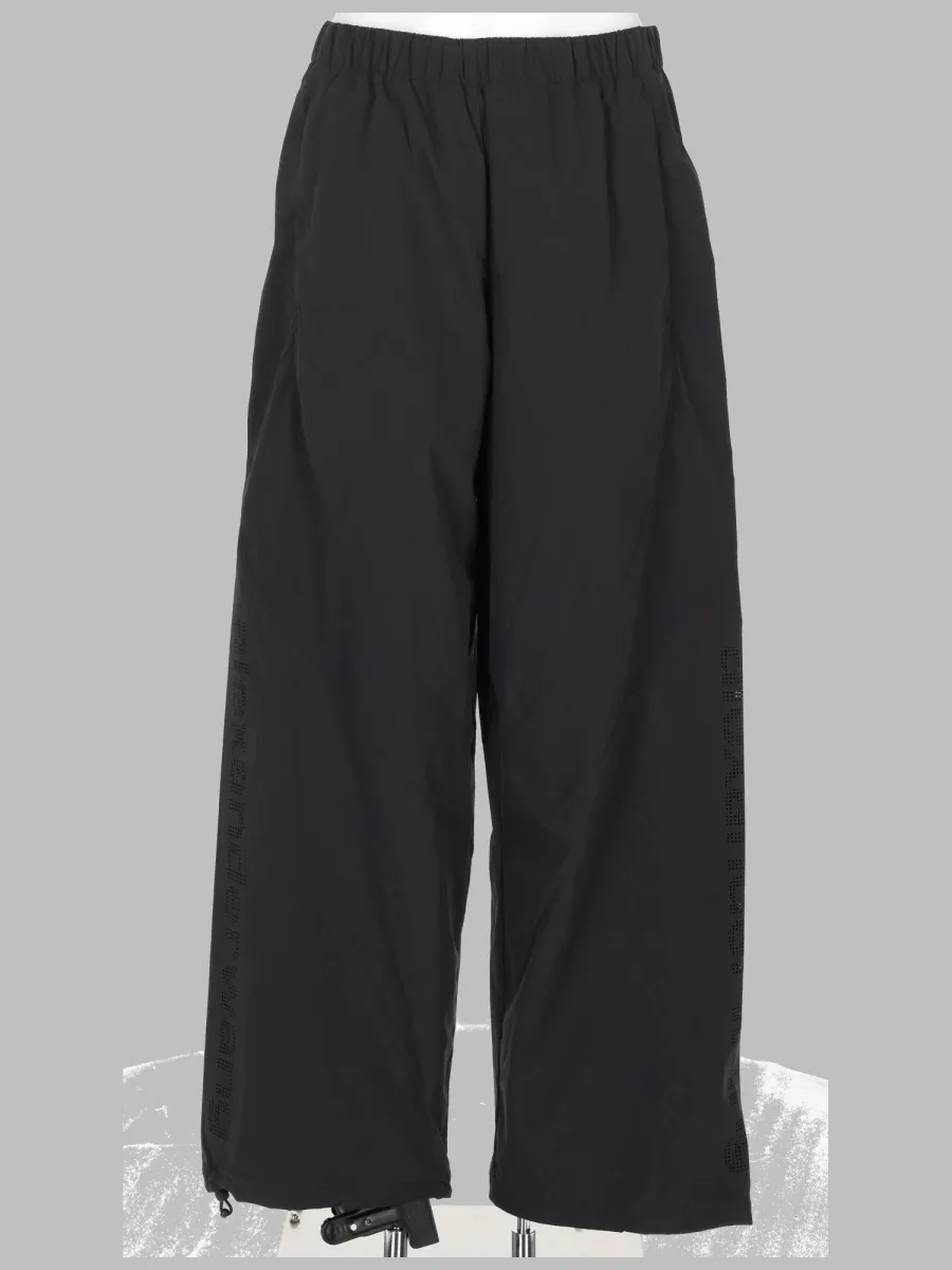 Perforated Logo Trousers by alexander wang