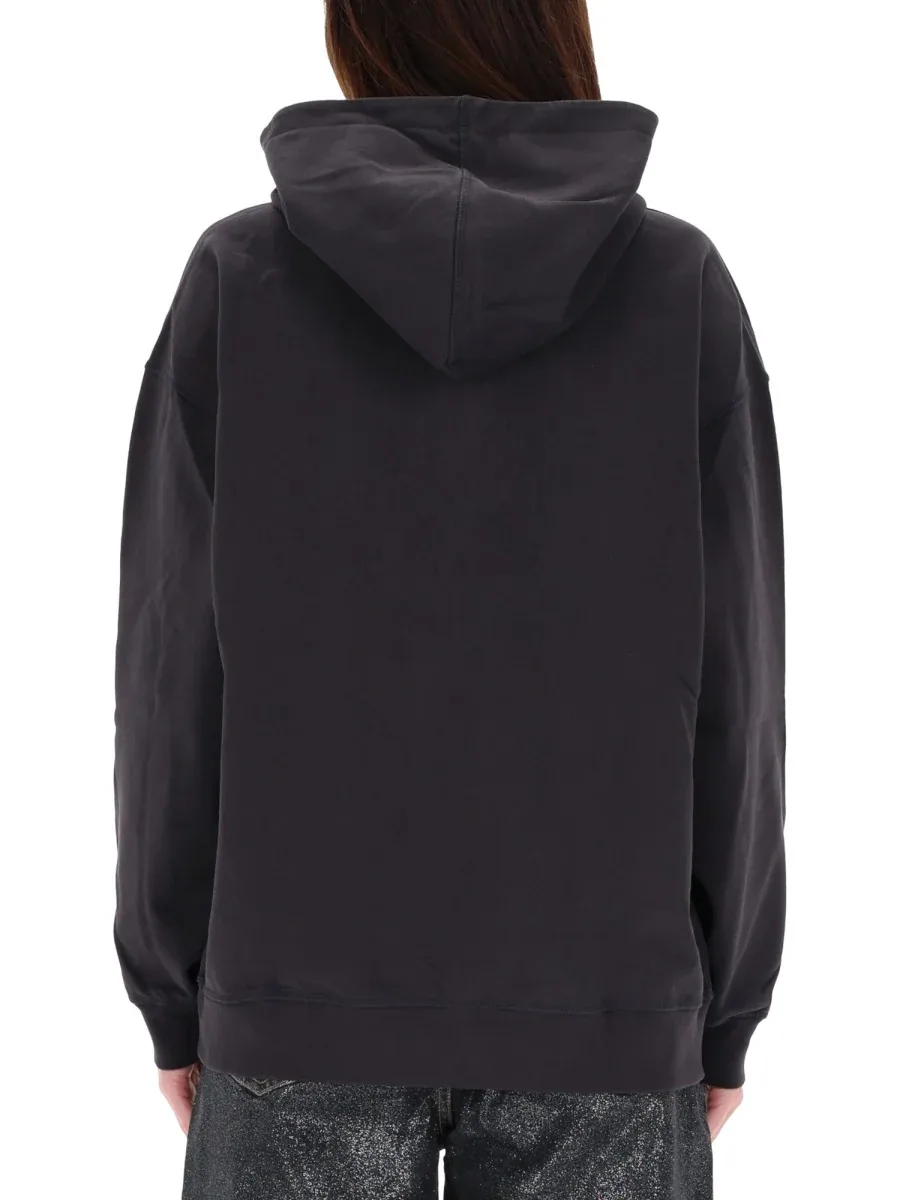 Organic Cotton Graphic Sweatshirt by Ganni