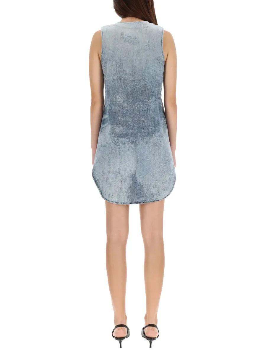 Cotton Denim Dress by Diesel