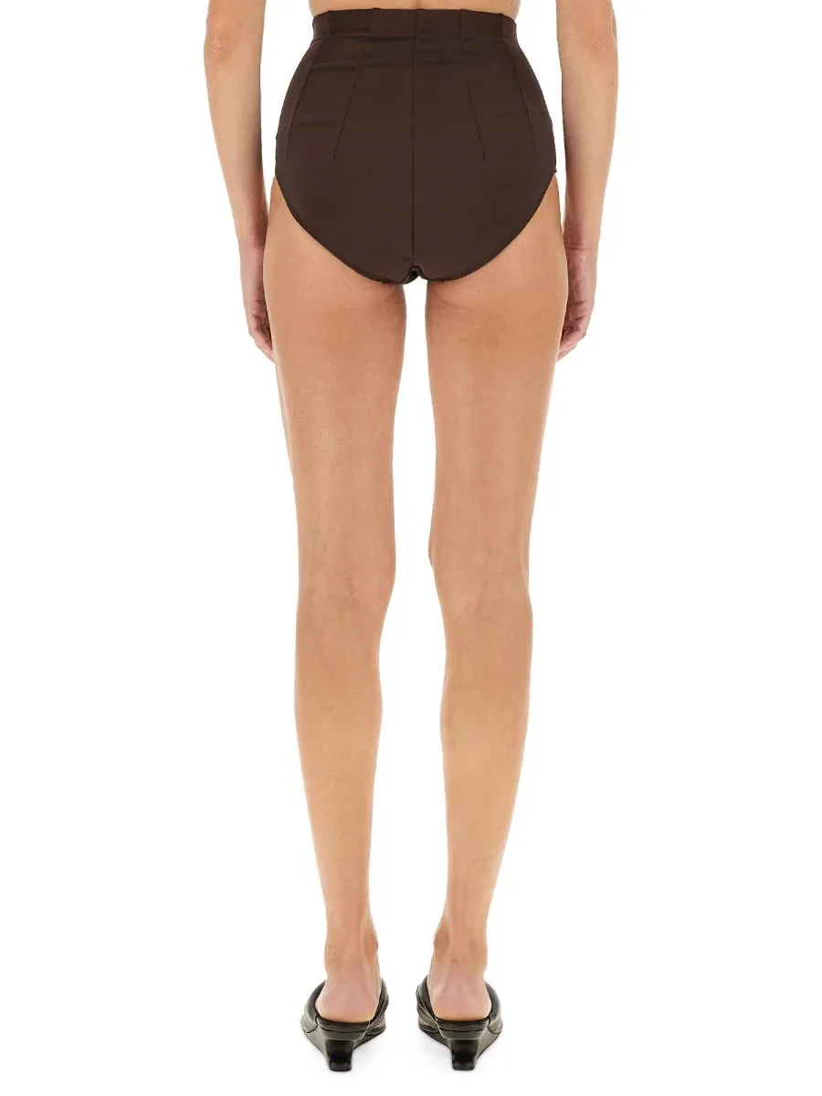 High-Waisted Viscose Shorts by Rick Owens Lilies