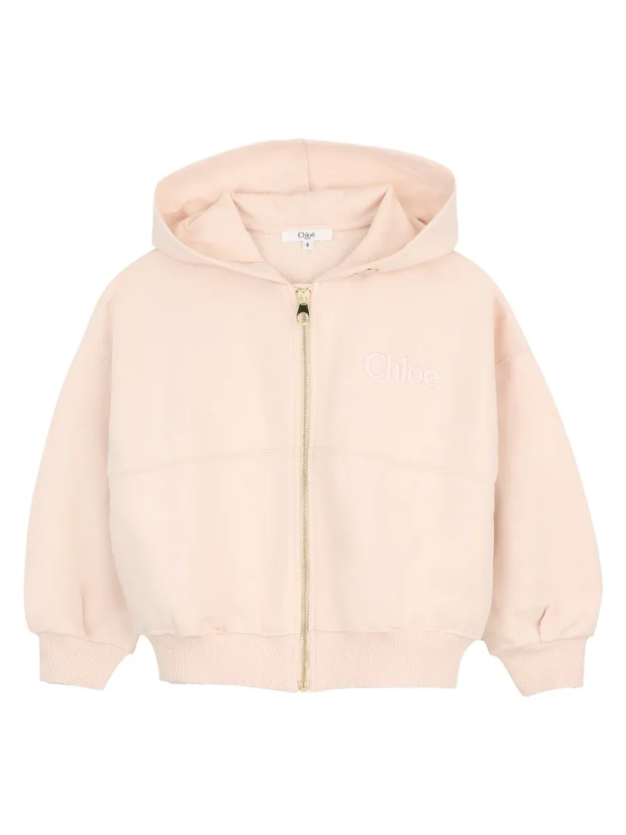 Oversized Hooded Cotton Sweatshirt by Chloé