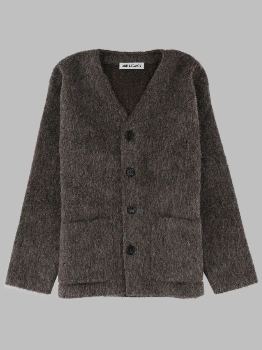 Wool Blend Button-Front Cardigan by Our Legacy