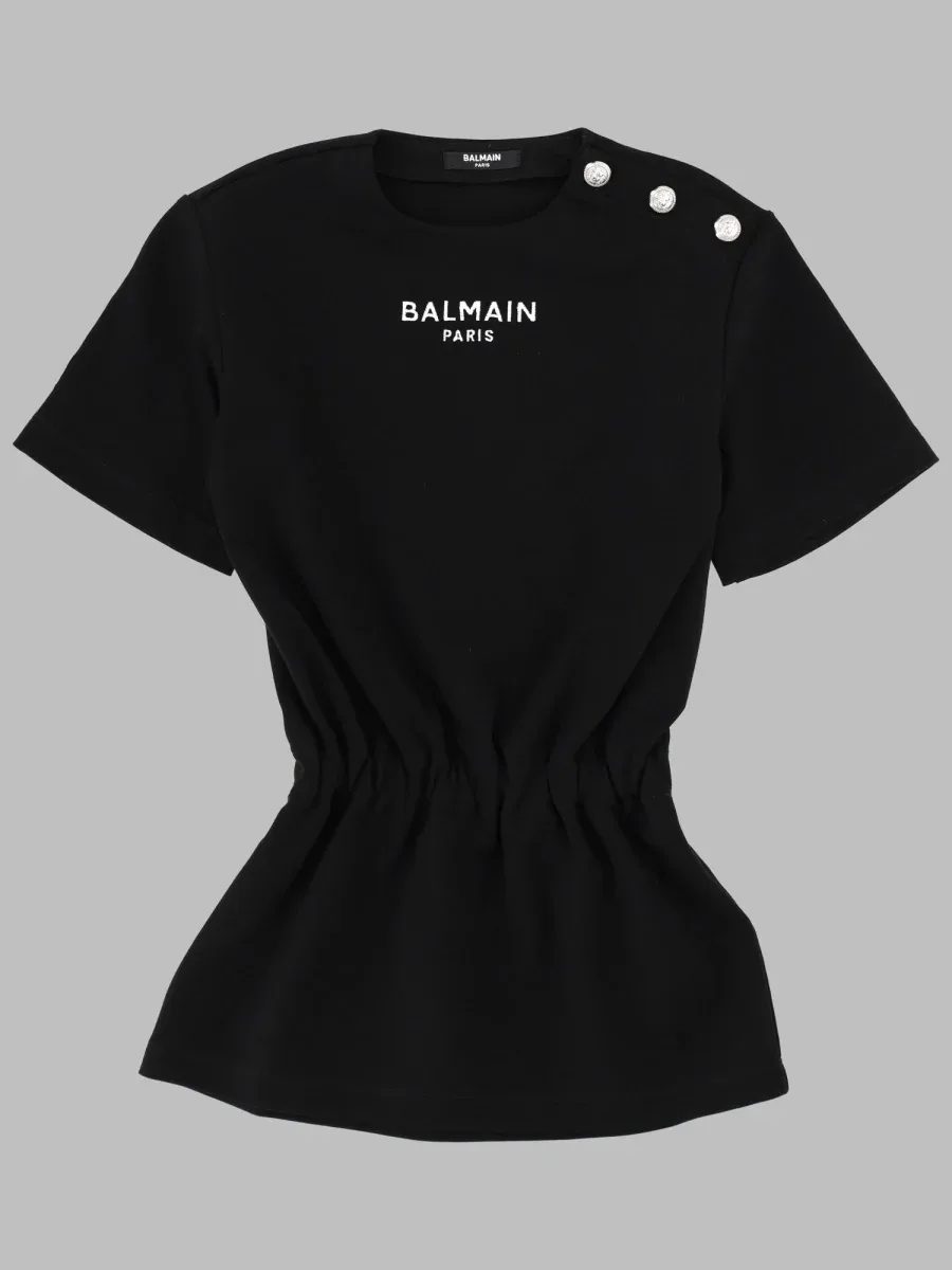 Viscose Knit Dress by Balmain