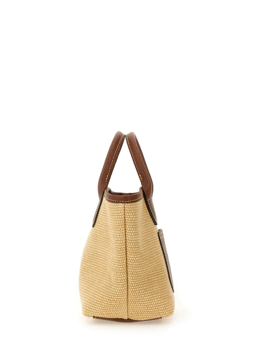 Woven Basket Shoulder Bag by Longchamp